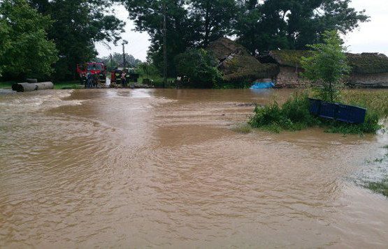 Powódz w gminie Irządze oraz we wsiach Grabiec, Bonowice, Siedliska