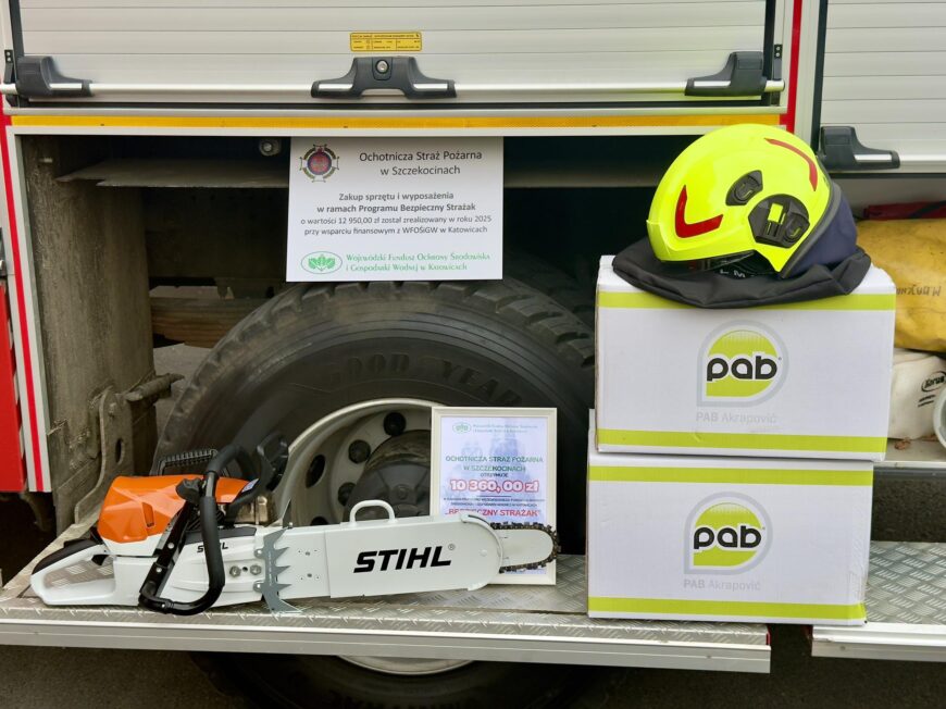 Nowe wyposażenie w naszej jednostce 💪
