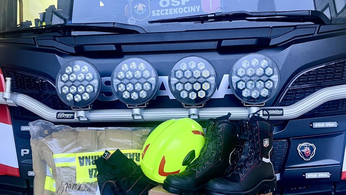 Nowe wyposażenie strażaków w naszej jednostce! 🚒