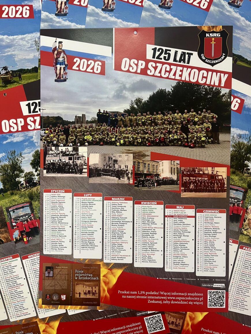 Odwiedziny mieszkańców – Kalendarze 2026