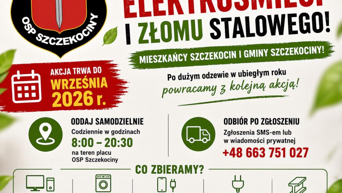 Zbiórka elektrośmieci i złomu stalowego ♻️