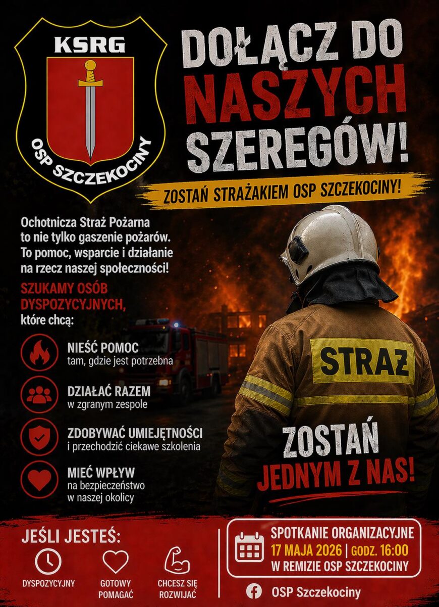 DOŁĄCZ DO NAS! 🧑‍🚒