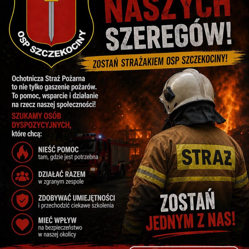 DOŁĄCZ DO NAS! 🧑🚒